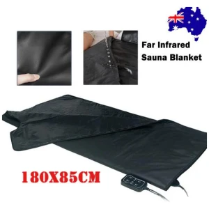 180x85cm Far Infrared Sauna Blanket Leather Slimming Detox Spa Body Shaping Low