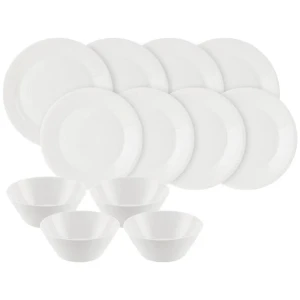 1815 Pure 12 Piece Dinner Set in White by Royal Doulton
