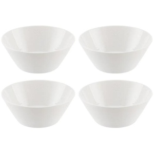 1815 Pure Set of 4 Cereal Bowls Size 16cm in White by Royal Doulton