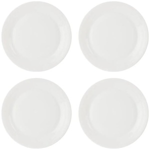 1815 Pure Set of 4 Dinner Plates Size 28cm in White by Royal Doulton