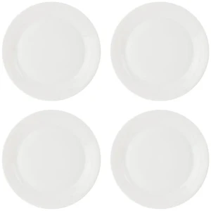 1815 Pure Set of 4 Dinner Plates Size 28cm in White by Royal Doulton