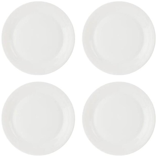 1815 Pure Set of 4 Dinner Plates Size 28cm in White by Royal Doulton