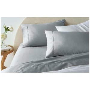 1900Tc Cotton Rich Grey Sheet Set by Accessorize Queen
