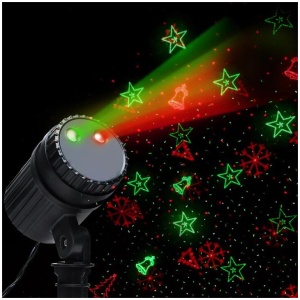 1X Projector Light Christmas Lights Laser Outdoor Decorations Jingle Jollys