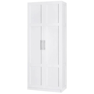 2 Door Buffet Sideboard Cupboard Cabinet Pantry White