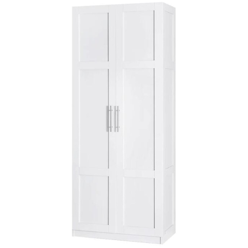 2 Door Buffet Sideboard Cupboard Cabinet Pantry White