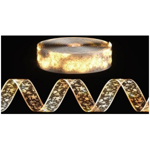 20M Christmas Lights Ribbon Fairy Light 200 LED Warm Jingle Jollys