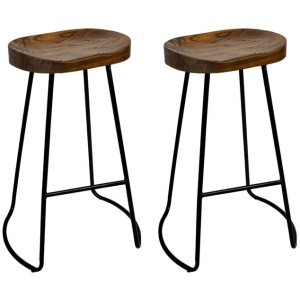 2x Bar Stools Tractor Seat 65cm