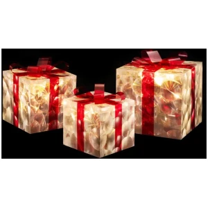 3 PCS Christmas Lights 70 LED Fairy Light Gift Box Jingle Jollys