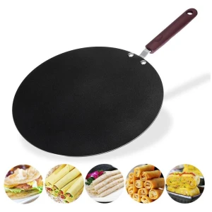 32cm Nonstick Frying Indian Tava Dosa Chapati Pan Flat Skillet Griddle Pan