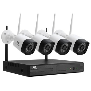 3MP Wireless CCTV 8CH 4 Square Camera