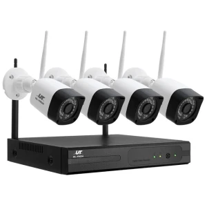 3MP Wireless CCTV 8CH 4 Square Camera