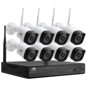 3MP Wireless CCTV 8CH 8 Square Camera