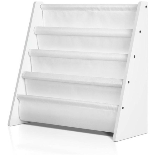 4 Tiers Kids Bookshelf Magazine Shelf Children Bookcase Rack Organiser