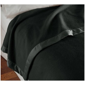400GSM Luxury Wool Blanket Charcoal Queen
