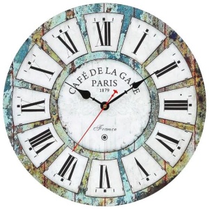 40CM Wall Clock Rustic Design