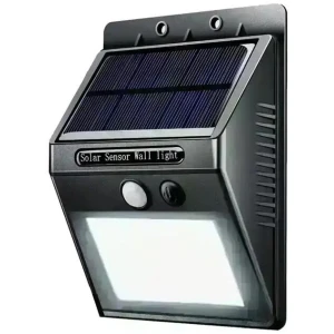 4X Solar Sensor LED Light Outdoor PIR Motion Wall Lights Waterproof