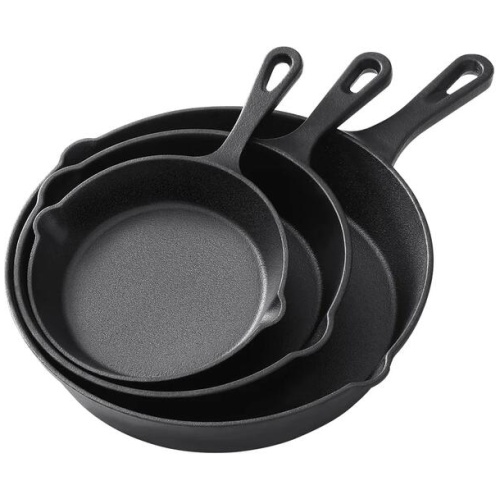 5-star chef Non Stick Frying Pan Cast Iron 3PCS