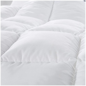 500GSM Soft Goose Feather Down Quilt Duvet 95% Feather 5% Down All-Seasons - King Single - White