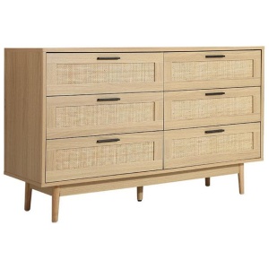 6 Chest of Drawers - BRIONY Oak