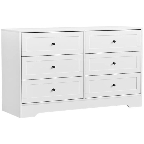 6 Chest of Drawers - LEIF White