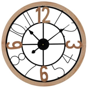 60CM Wall Clock Wooden