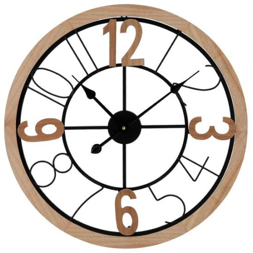 60CM Wall Clock Wooden