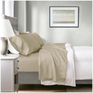 700 TC Tencel Lyocell Fibre & Cotton Bone King Single Sheet Set by Renee Taylor
