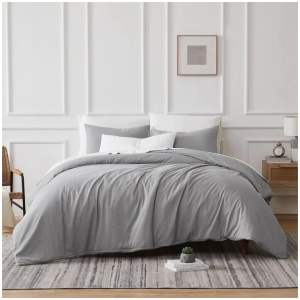 700 TC Tencel Lyocell Fibre & Cotton Dove King Quilt Cover Set by Renee Taylor