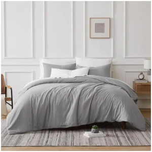 700 TC Tencel Lyocell Fibre & Cotton Dove King Quilt Cover Set by Renee Taylor
