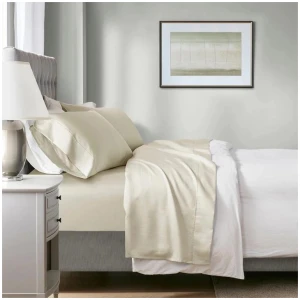 700 TC Tencel Lyocell Fibre & Cotton Ivory King Single Sheet Set by Renee Taylor