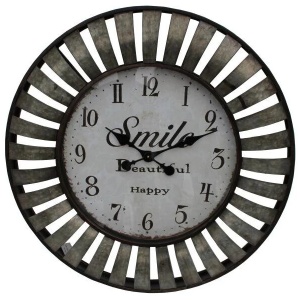 82cm Viking Metal Wall Clock