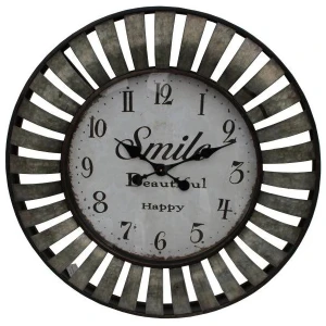 82cm Viking Metal Wall Clock