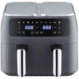 8L Dual Zone Digital Air Fryer with 200C, 10 Cooking Programs