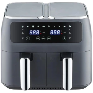 8L Dual Zone Digital Air Fryer with 200C, 10 Cooking Programs