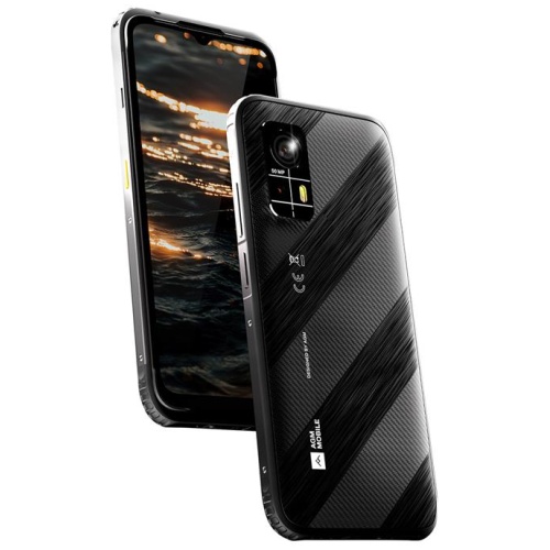 AGM H6 Lite Rugged Smartphone 4G (Dual Sim, 128GB/4GB, 6.52'', IP69) - Black