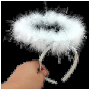 ANGEL HEADBAND Fairy Halo Hair Hoop Costume Dress Up Party Xmas Headpiece