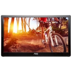 AOC E1659FWU USB 3.0 15.6" HD Portable LED Monitor