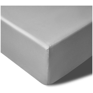Accessorize 400TC Grey Bamboo Cotton Mega / Super Fitted Sheet 50cm Wall Queen