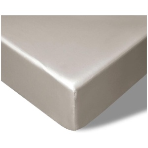 Accessorize 400TC Stone Bamboo Cotton Fitted Sheet 40cm Wall King Single