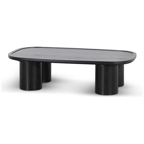 Adam 1.4m Coffee Table - Full Black by Interior Secrets - AfterPay Available