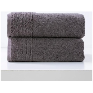 Aireys 650 GSM Zero Twist 2 Pack Nickel Bath Sheet by Renee Taylor