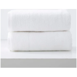 Aireys 650 GSM Zero Twist 2 Pack Snow Bath Sheet by Renee Taylor