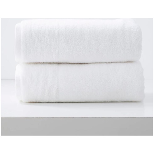 Aireys 650 GSM Zero Twist 2 Pack Snow Bath Sheet by Renee Taylor