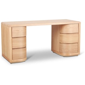 Aiza 1.6m Office Desk - Natural by Interior Secrets - AfterPay Available