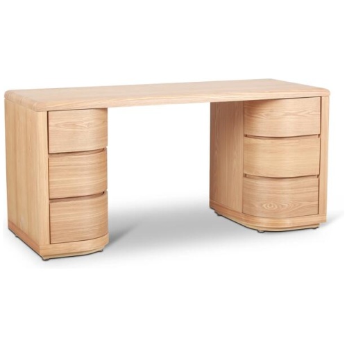 Aiza 1.6m Office Desk - Natural by Interior Secrets - AfterPay Available