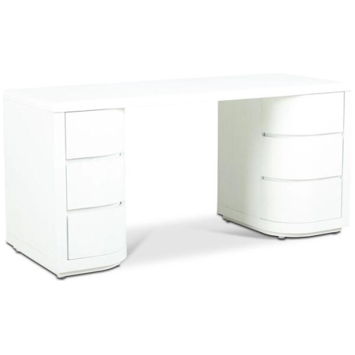 Aiza 1.6m Office Desk - White by Interior Secrets - AfterPay Available