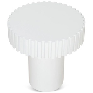 Alfaro 50cm Round Side Table - Full White by Interior Secrets - AfterPay Available