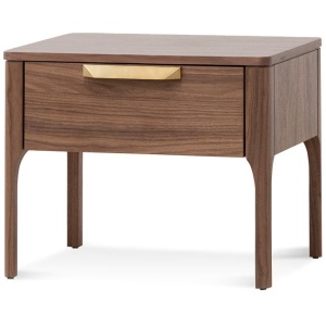 Allison Wooden Bedside Table - Walnut by Interior Secrets - AfterPay Available