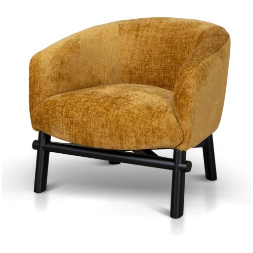 Amity Fabric Armchair - Ochre by Interior Secrets - AfterPay Available